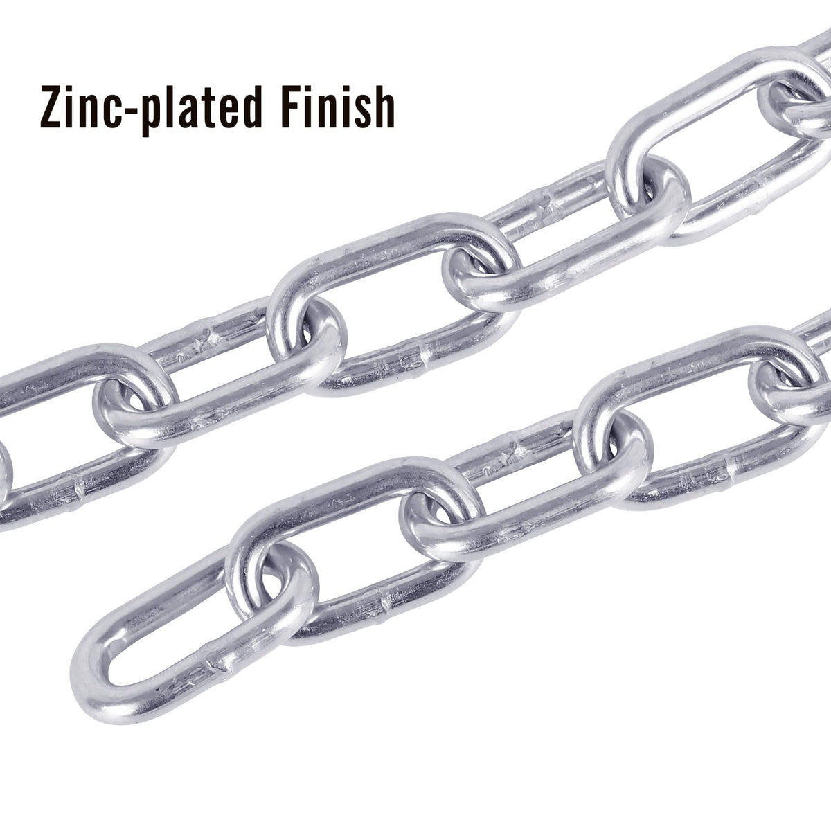Tnyeobae full chain layout showing Grade 30 links and overall 27-inch reach