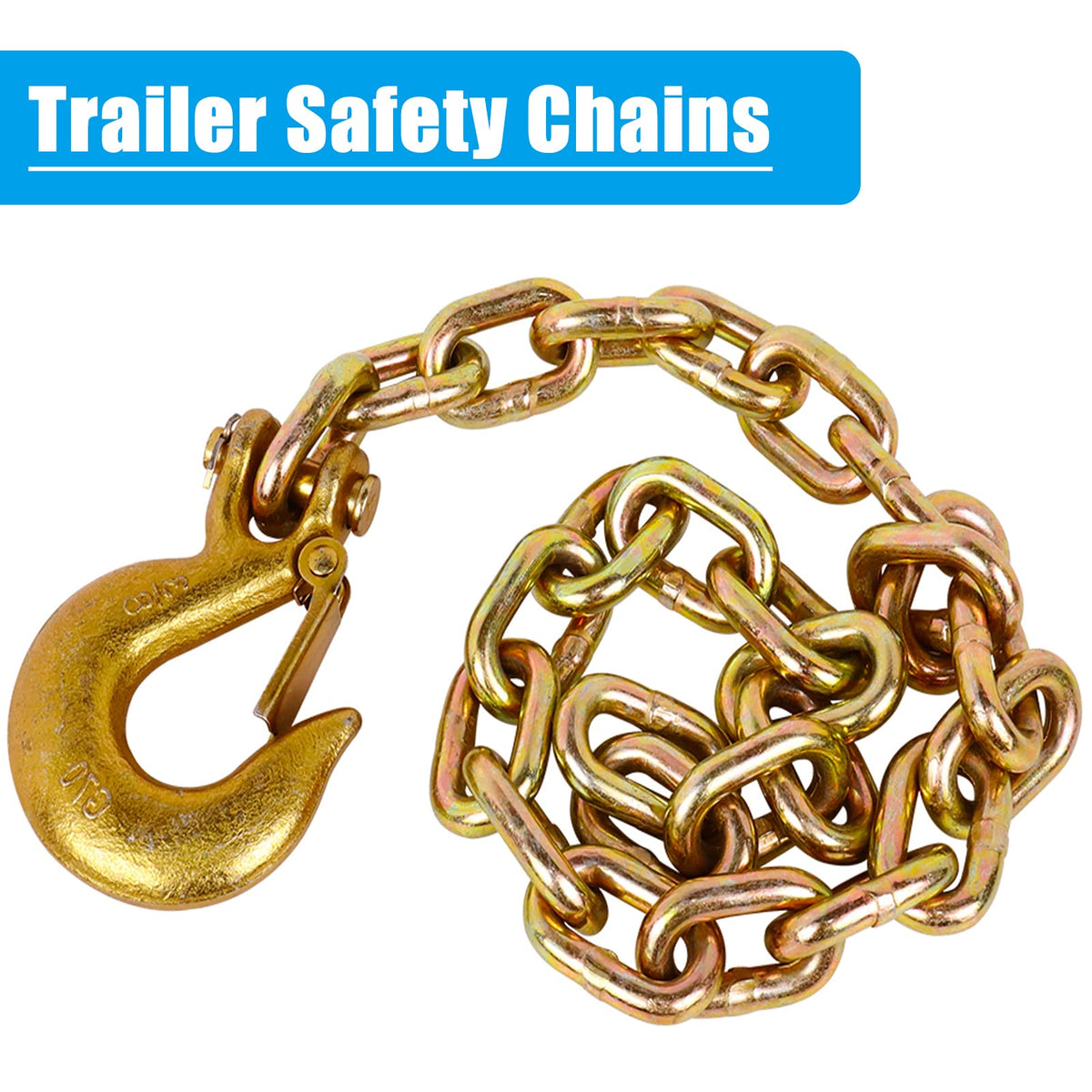 Tnyeobae chain next to ruler to show 35 inch length for proper routing and compliance