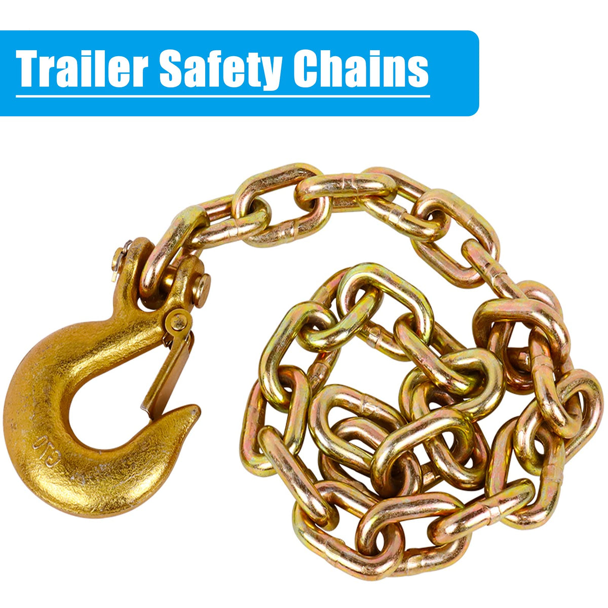 Tnyeobae chain beside ruler showing 35" length for easy fit verification