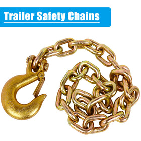 Tnyeobae chain beside ruler showing 35" length for easy fit verification