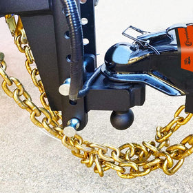 Tnyeobae yellow zinc plated finish close shot showing corrosion resistance for marine use