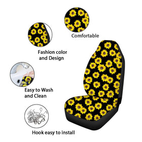 TOADDMOS seat cover next to ruler showing dimensions and true-to-scale fit