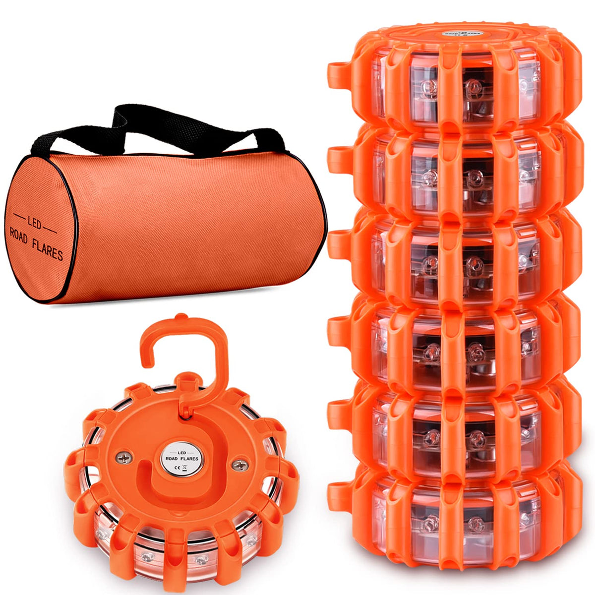 Tobfit front packaging showing six flares and storage bag for quick access