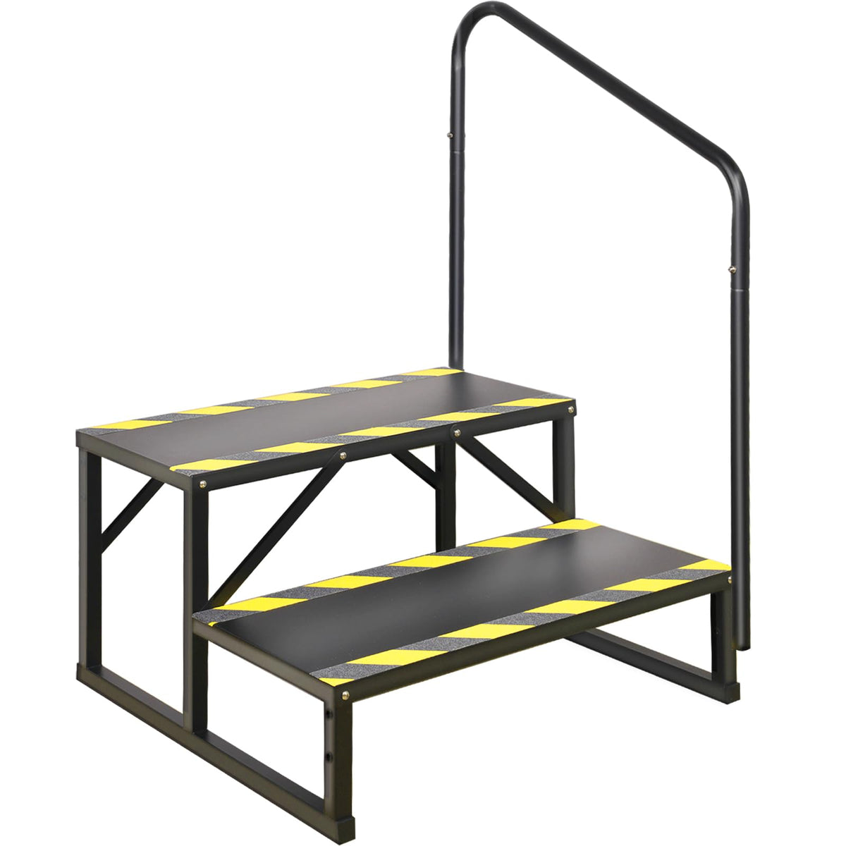 TOCRETOARE front view of steps showing stable frame and access