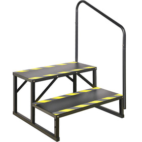 TOCRETOARE front view of steps showing stable frame and access