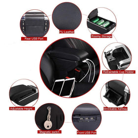 Tocsho retractable cup holder and hidden ashtray keeping cabin tidy