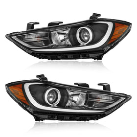TODO front view of headlight assembly showing full OEM fit and finish benefit
