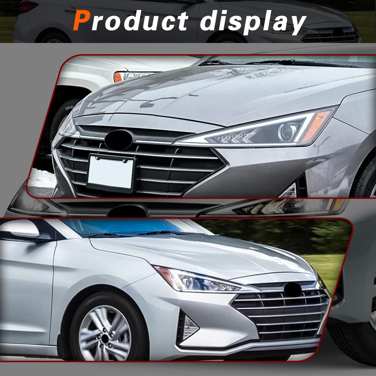 TODO assembly installed on Hyundai Elantra showing factory fit and improved look benefit