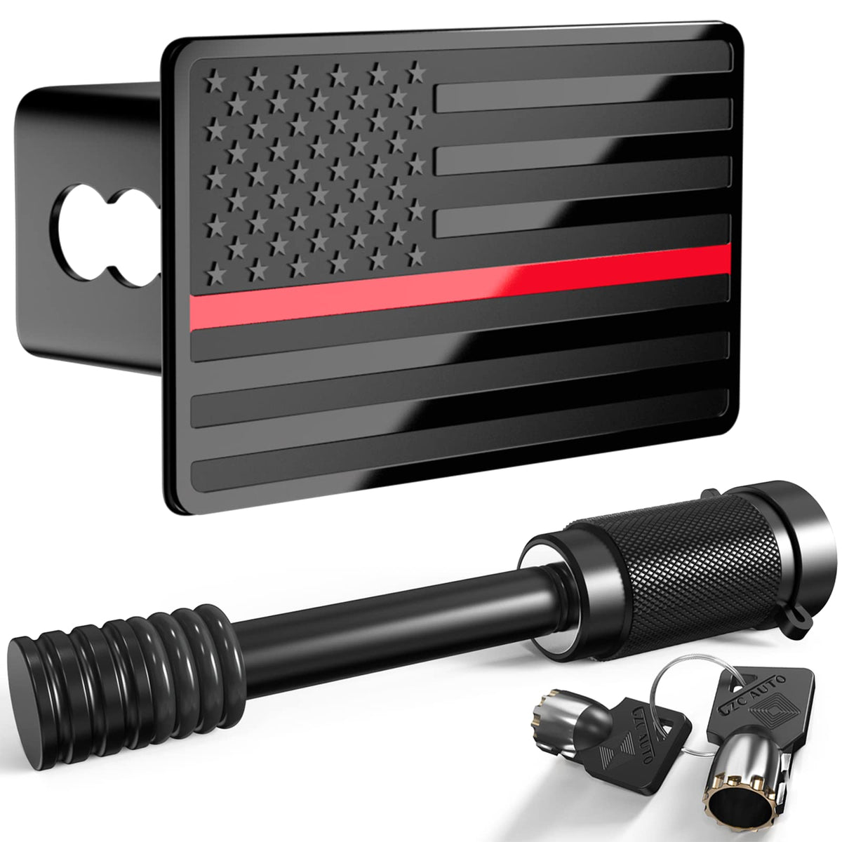 TOEASYTY front view showing American flag face and durable finish
