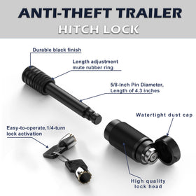 TOEASYTY installed on a truck receiver demonstrating solid fit and reduced rattling
