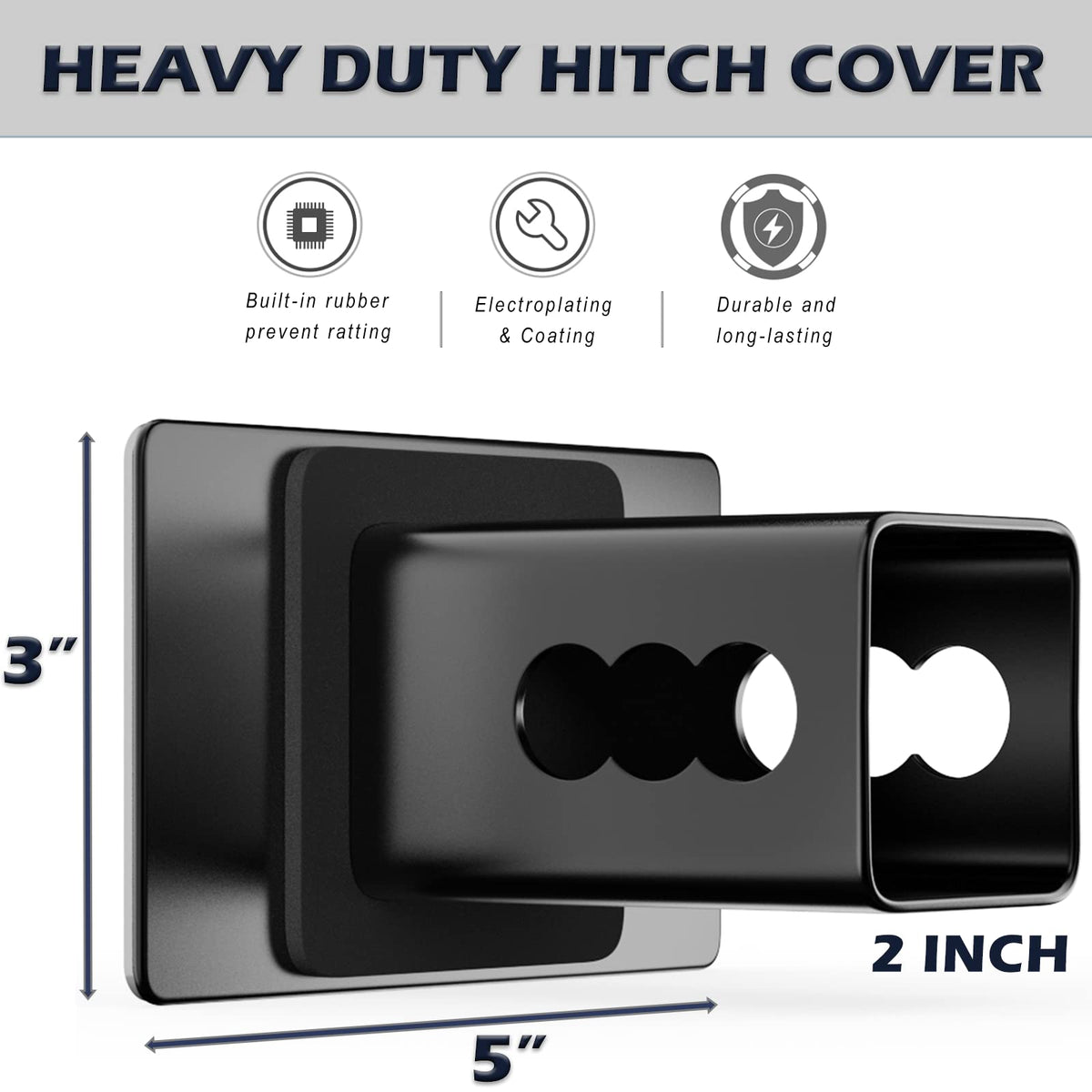 TOEASYTY hitch lock and two keys detail showing secure keyed locking for theft prevention