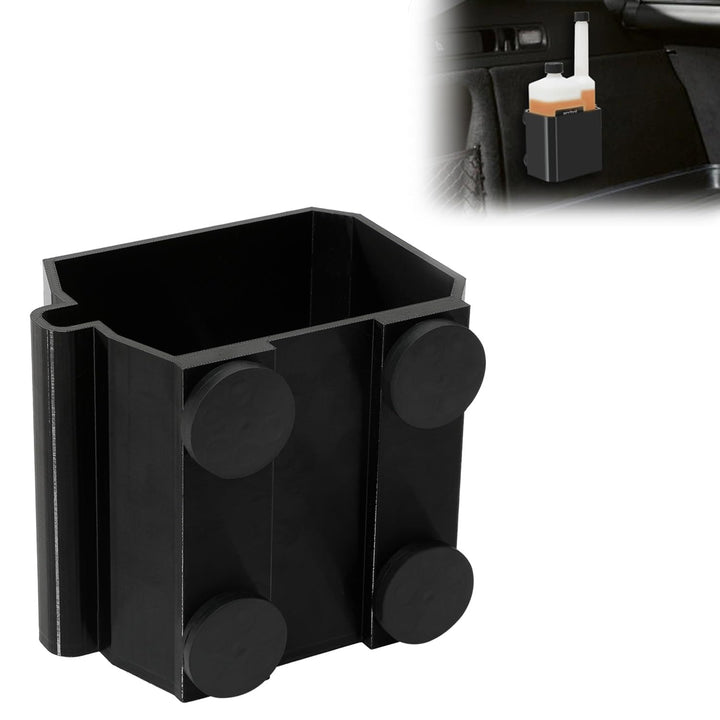 Tofcbye front view with Archoil AR6500 bottle showing secure fit and easy access