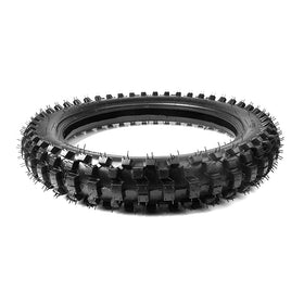 Togarhow front tire close-up of tread demonstrating mud-shedding grip
