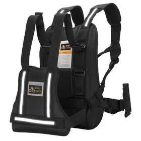 TOKCKYBL front vest view showing full harness for secure riding