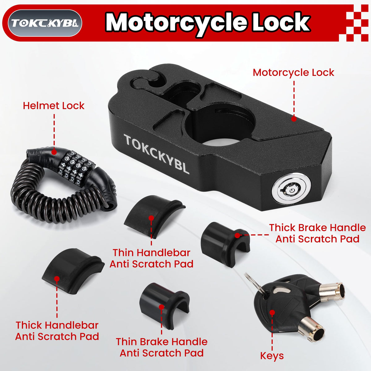 TOKCKYBL beside helmet showing compact size and portable convenience
