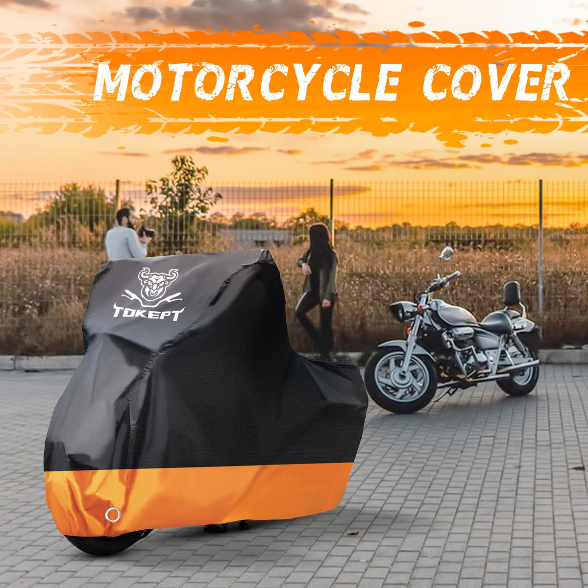 Tokept cover folded into included storage bag for compact, organized storage
