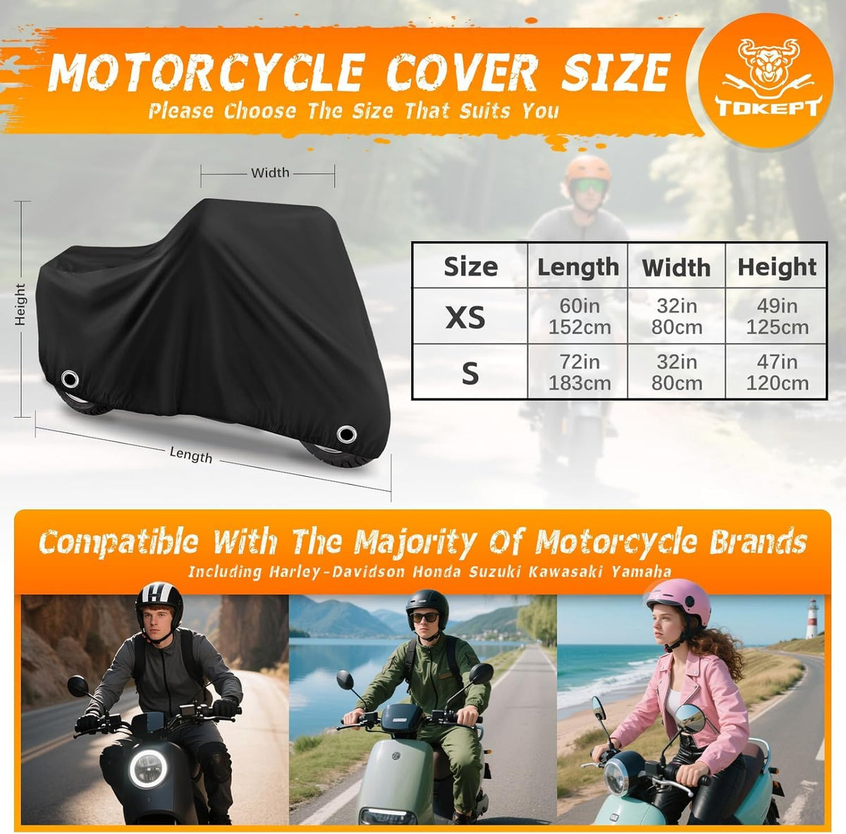 Tokept side profile highlighting waterproof fabric and seam strength