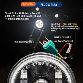 ToKnoMe close-up of halo ring showing DRL visibility improvement