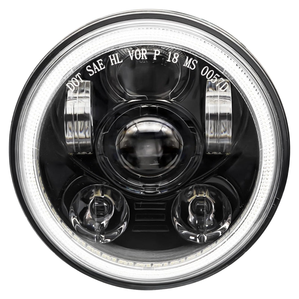 ToKnoMe headlight front view showing shape and modern look for easy upgrade