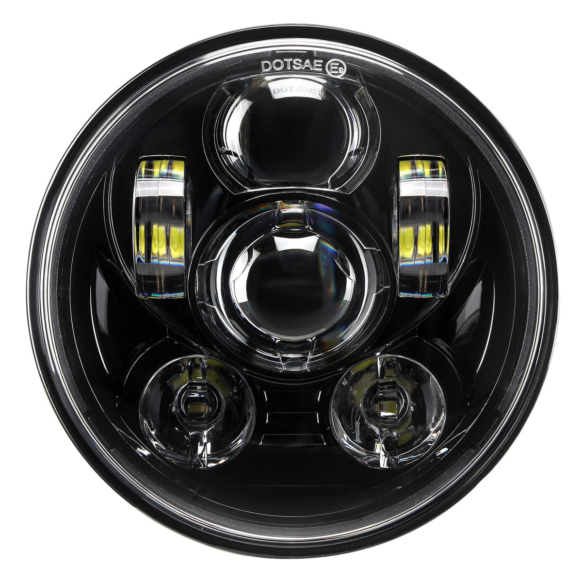 ToKnoMe front view headlight showing compact LED design and improved visibility