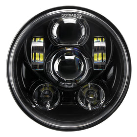 ToKnoMe front view headlight showing compact LED design and improved visibility