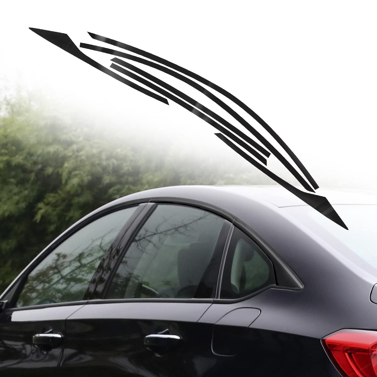 TOMALL front packaging showing complete window sticker kit and fitment benefit