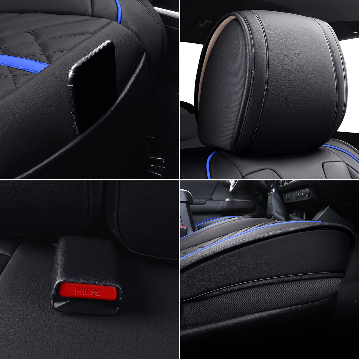 Tomatoman seat covers installed in Tacoma lifestyle protecting interior