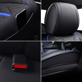 Tomatoman seat covers installed in Tacoma lifestyle protecting interior