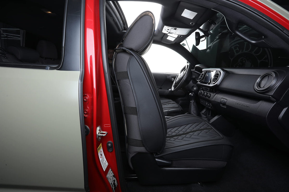 Tomatoman paired front and rear covers creating cohesive interior design