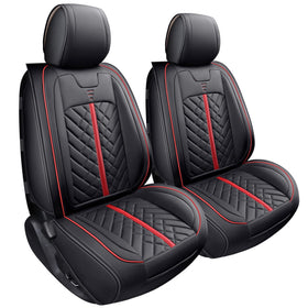 Tomatoman packaging showing two front seat covers and included straps, ensures complete set
