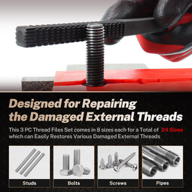 TOMMARS snap-on end cap and grip detail, improves comfort and safety