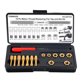 TOMMARS front case open showing organized metric chasers for quick access