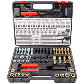 TOMMARS front packaging showing full 49-piece set and benefits