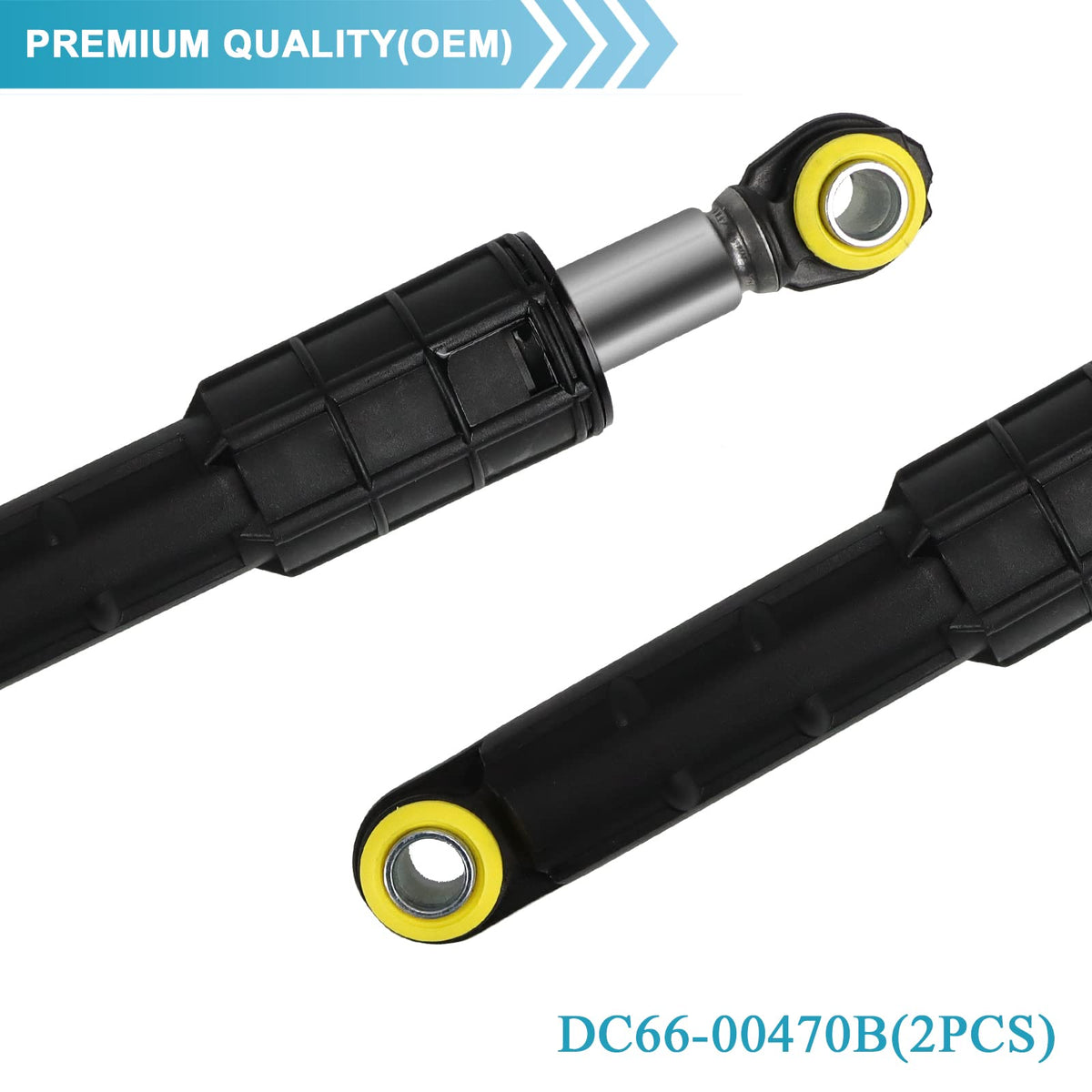 TOMOON reinforced piston and seal detail indicating improved durability and no freeplay