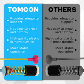 TOMOON rod undergoing stress test proving stronger, deformation-resistant build