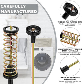 TOMOON suspension rod installed on a Sam-sung washer demonstrating improved stability and quieting
