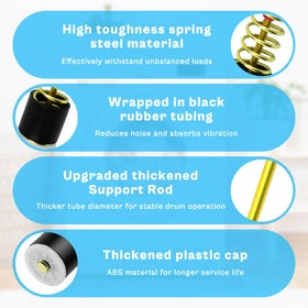 TOMOON rod surface grease detail illustrating lubrication and protection