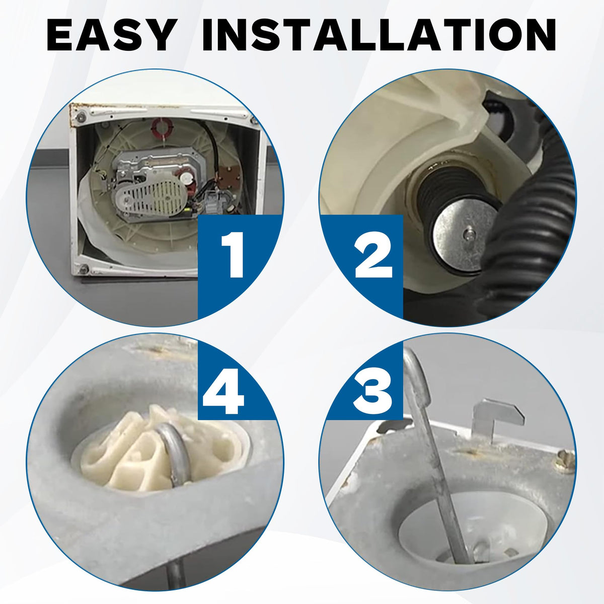 TOMOON kit in a tidy laundry room reducing noise and preventing washer movement