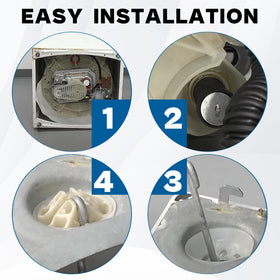 TOMOON kit in a tidy laundry room reducing noise and preventing washer movement