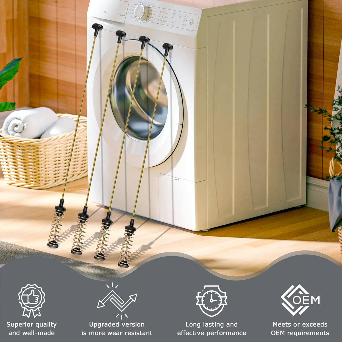 TOMOON warranty and instruction sheet displayed for easy installation guidance and peace of mind
