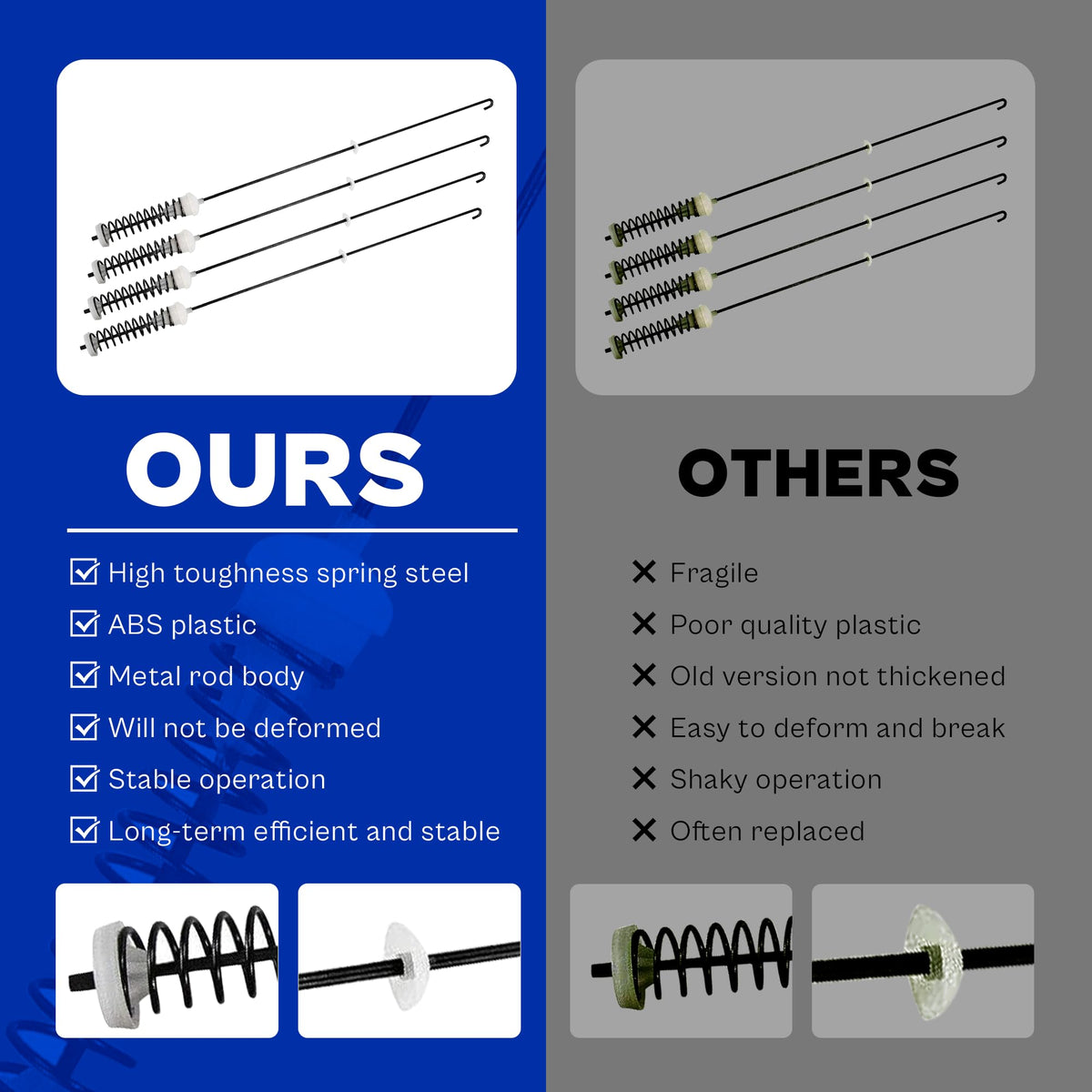 TOMOON label showing warranty and OEM references ensuring correct replacement