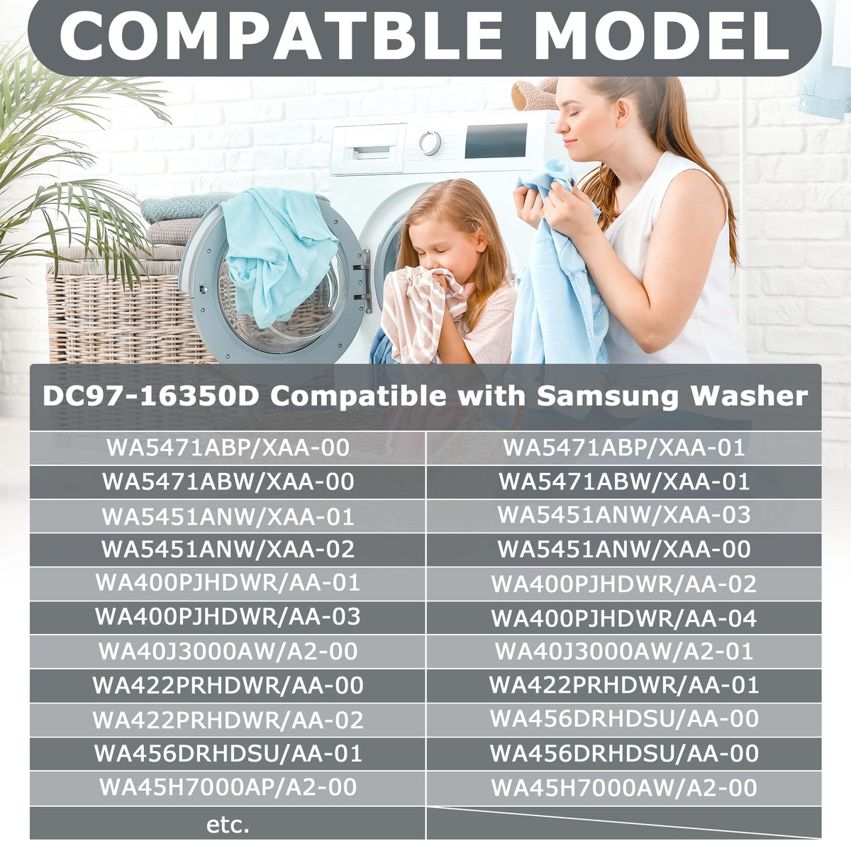 TOMOON washer running quietly after replacement illustrating reduced noise and smoother spins
