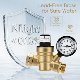 TONDA close-up of pressure gauge, clear readings for safe adjustments