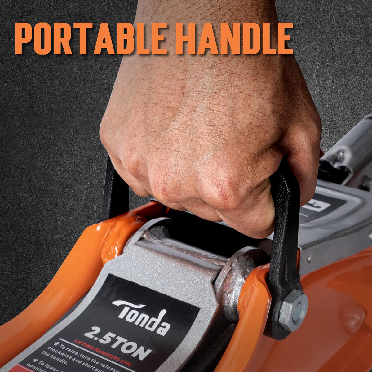 TONDA detachable handle and carrier handles for quick transport benefit
