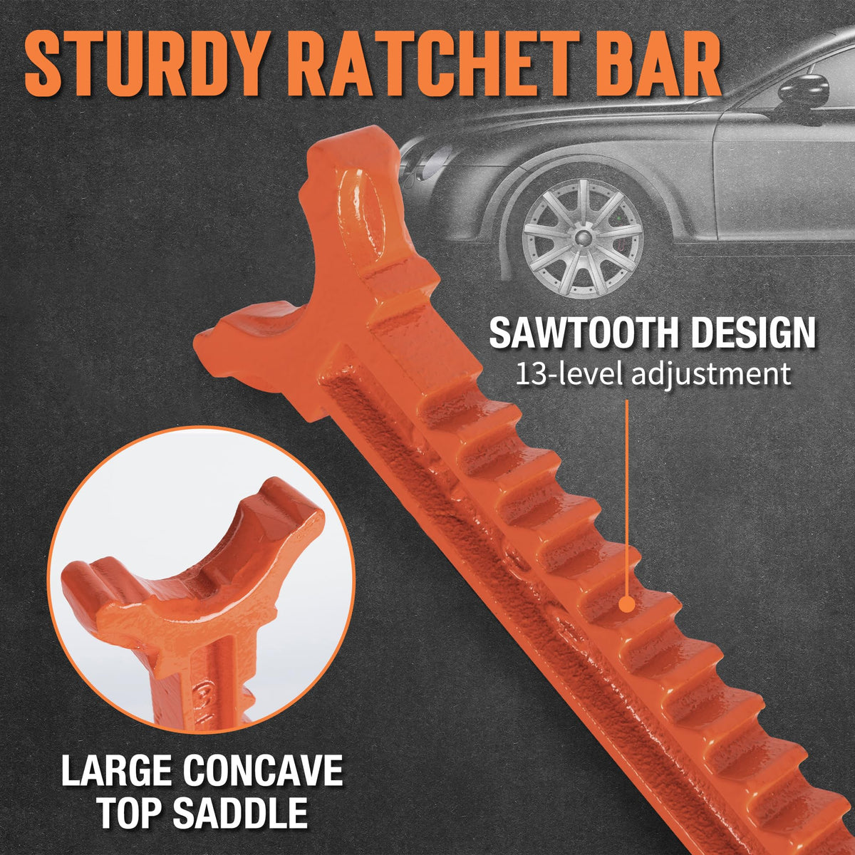 TONDA close-up of large saddle offering solid contact and load distribution benefit