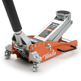 TONDA front view of low profile jack showing compact design and stability