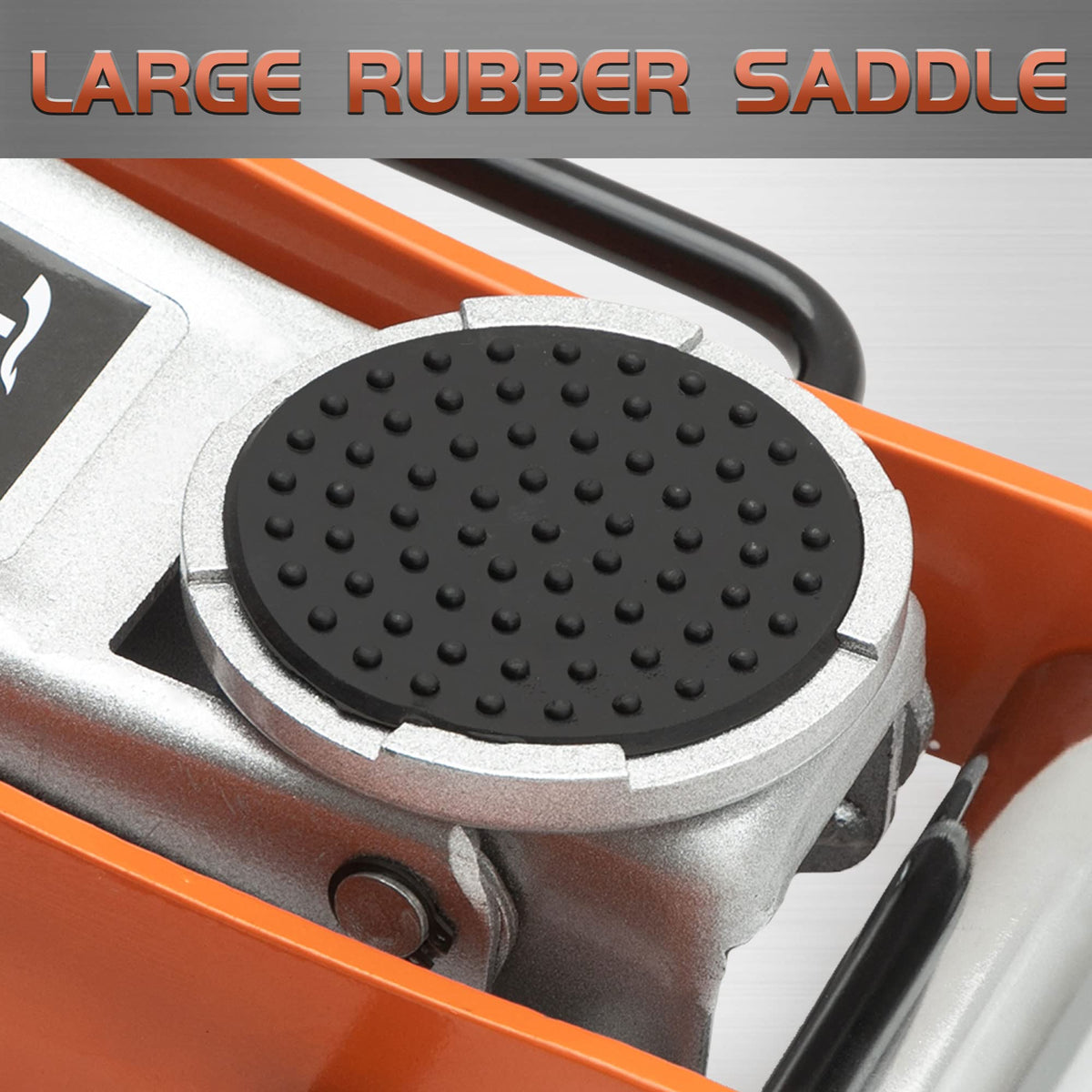 TONDA bright orange finish in a garage for high visibility and safety