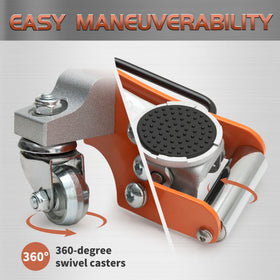 TONDA side-mounted handle being carried for easy transport
