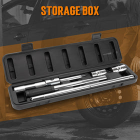 TONDA open storage case with five-piece wrench set for compact trunk storage