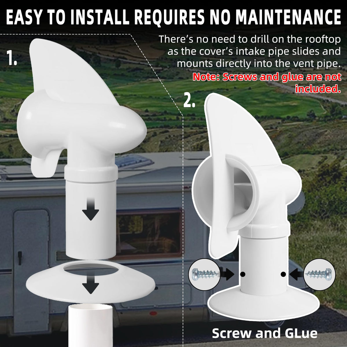TonGass faceplate with included screws showing straightforward installation